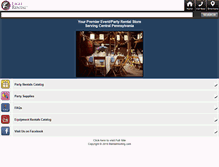 Tablet Screenshot of eventsbyeagle.com
